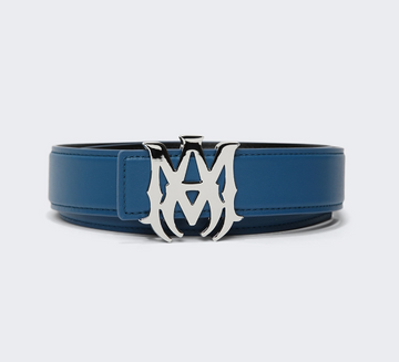 Amiri MA Logo Belt Blue