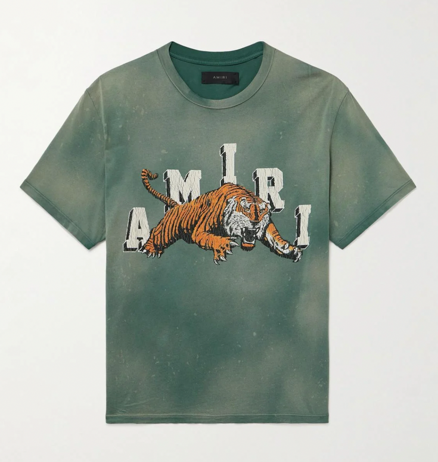 Amiri Vintage Tiger Logo T-Shirt