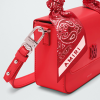 Amiri Leather MA Logo Bag