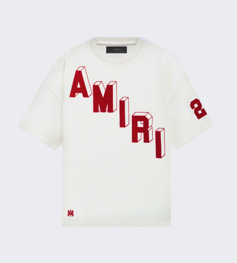 Amiri Flocked Hockey Skater T-Shirt