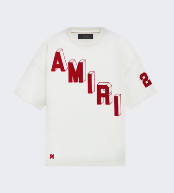 Amiri Flocked Hockey Skater T-Shirt