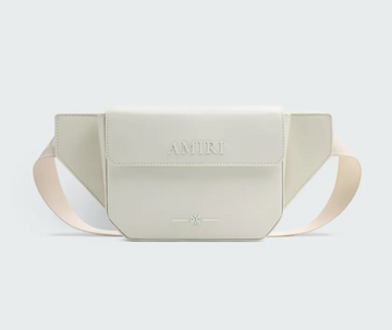 Amiri MA White Leather Crossbody Bag