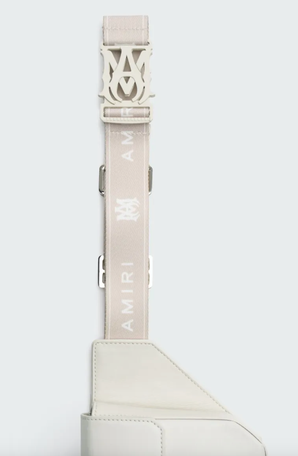 Amiri MA White Leather Crossbody Bag