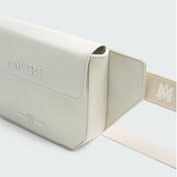 Amiri MA White Leather Crossbody Bag