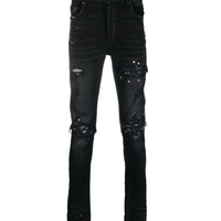 Amiri Paint Splatter MX1 Aged Black