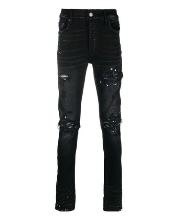 Amiri Paint Splatter MX1 Aged Black