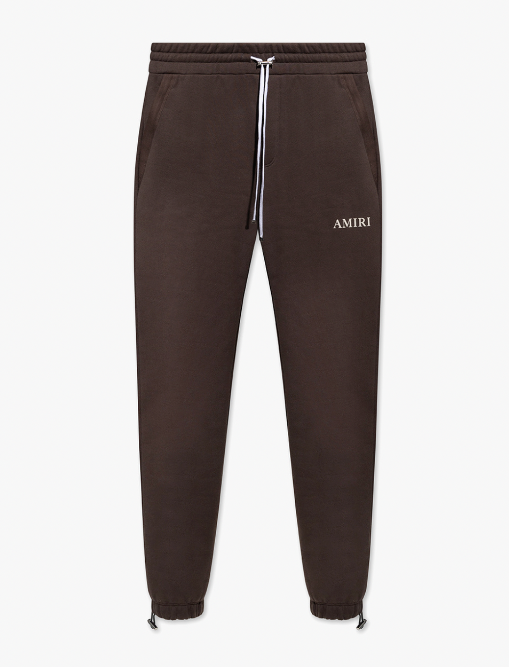Amiri Puff Logo Sweatpants Brown