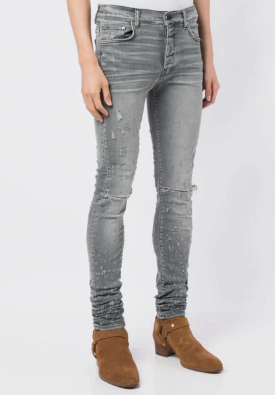 Amiri Shotgun Jeans Grey
