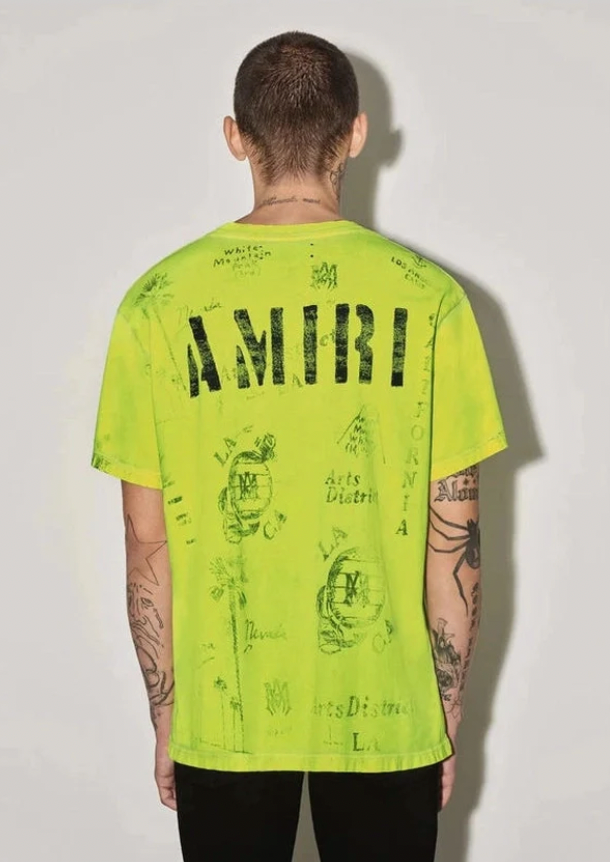 Amiri MA Army Stencil T-shirt