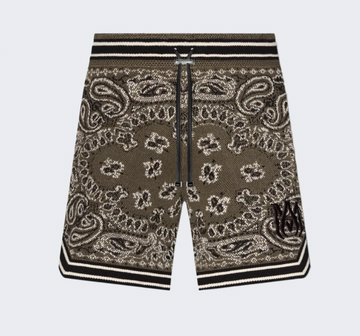 Amiri Bandana Embroidery Shorts