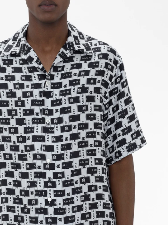 Amiri Tape Bowling Shirt