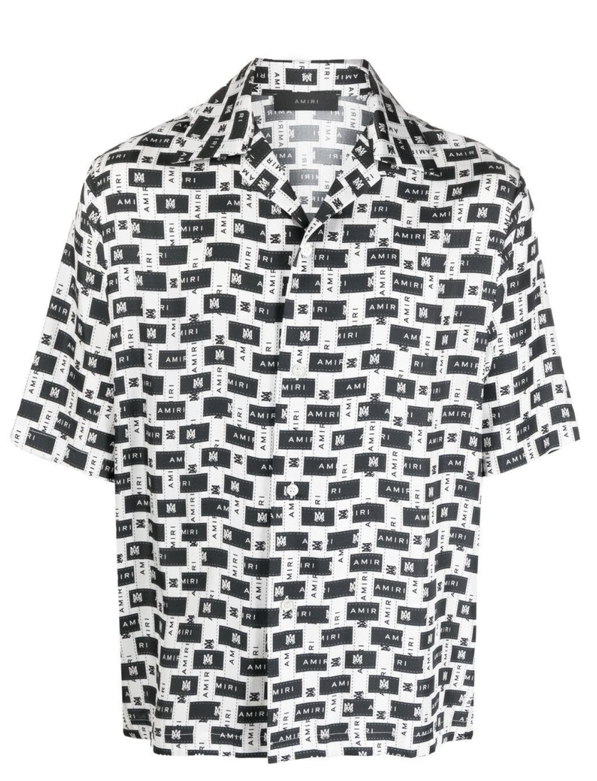 Amiri Tape Bowling Shirt