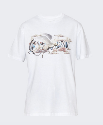 Amiri Pegasus Script Logo T-Shirt White