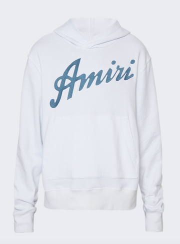 Amiri California Hawaiian Hoodie White