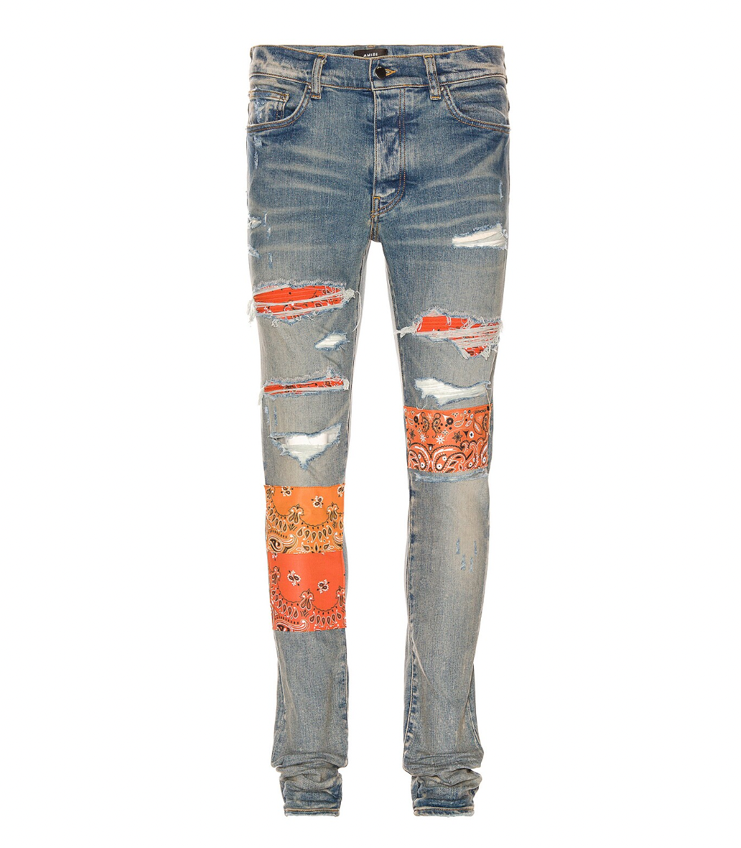 Amiri Vintage Bandana Artpatch Jeans