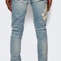 Amiri Varsity Applique Logo Jeans Clay