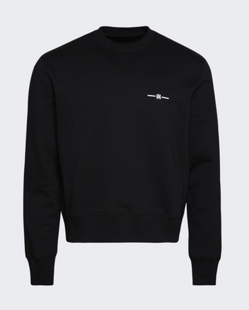 Amiri Micro MA Bar Crewneck Black