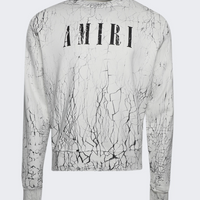 Amiri Cracked Dye Core Logo Crewneck sweatshirt