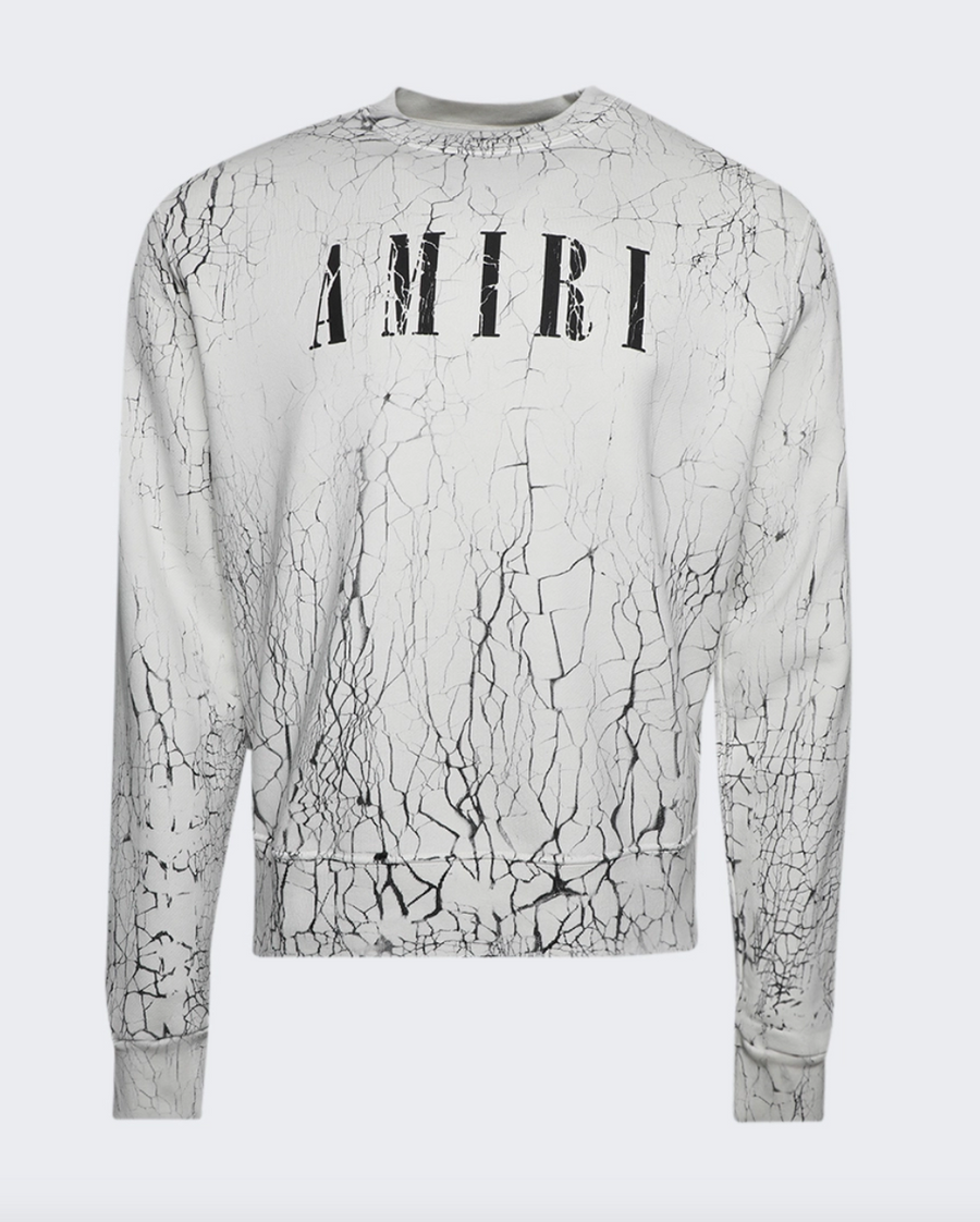 Amiri Cracked Dye Core Logo Crewneck sweatshirt