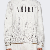 Amiri Cracked Dye Core Logo Crewneck sweatshirt