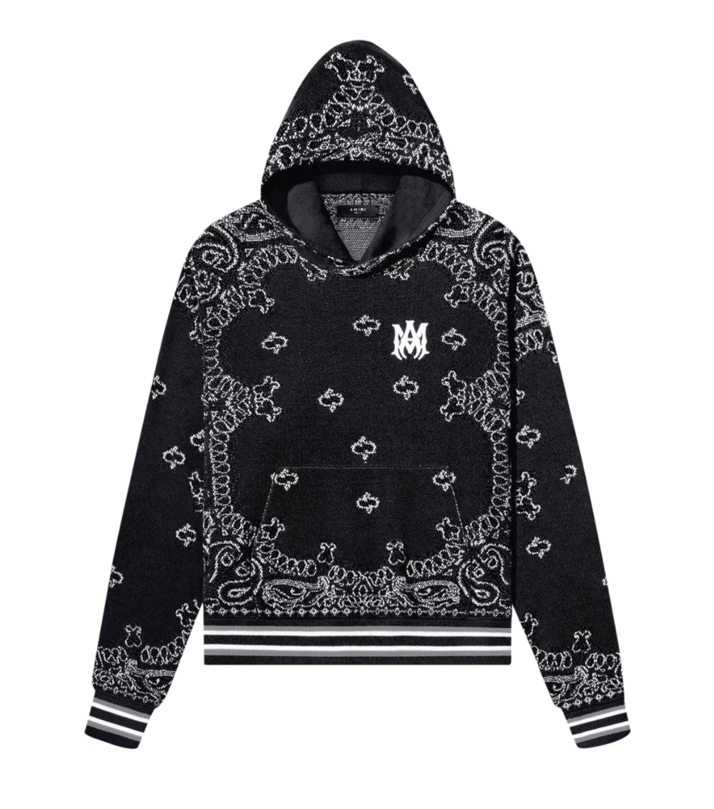 Amiri Bandana B-Ball Hoodie