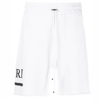 Amiri MA Bar Sweatshorts White