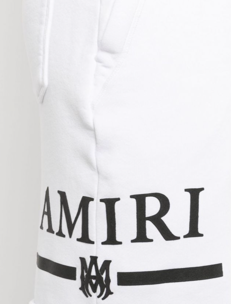 Amiri MA Bar Sweatshorts White