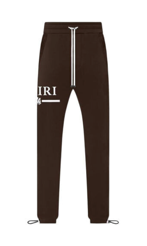 Amiri MA Bar Sweatpants Brown