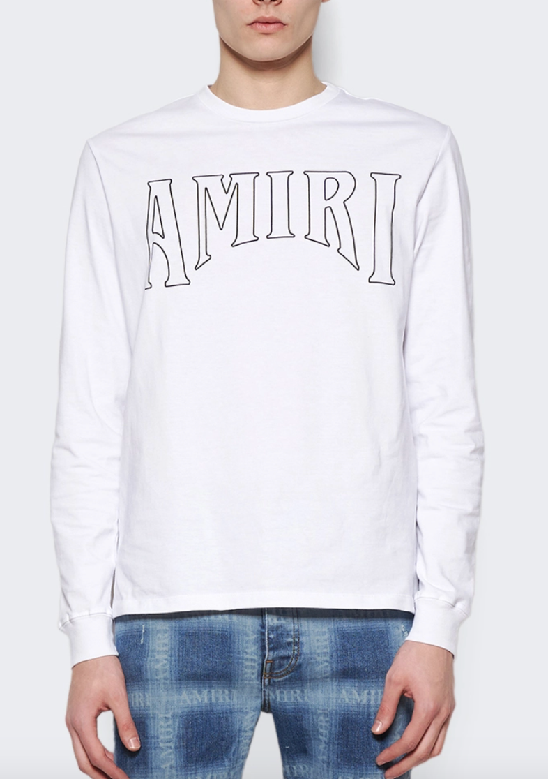 Amiri Sun Ls T-Shirt White