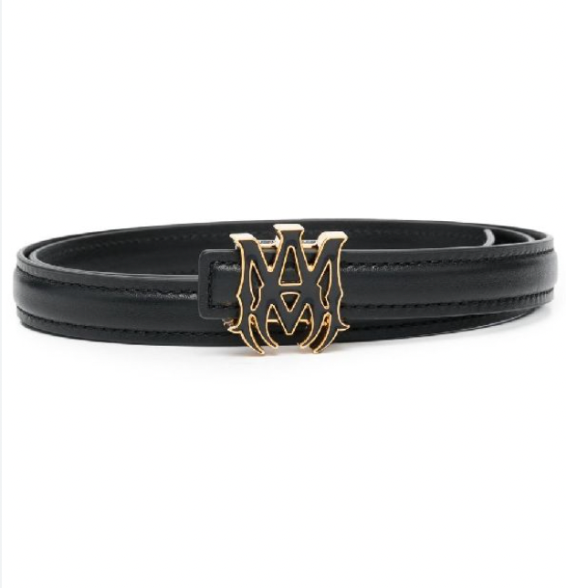 Amiri Nappa "MA" Belt Black