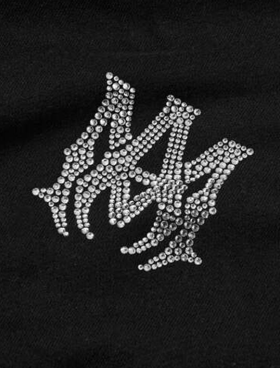 Amiri Crystal Embellished MA Hoodie