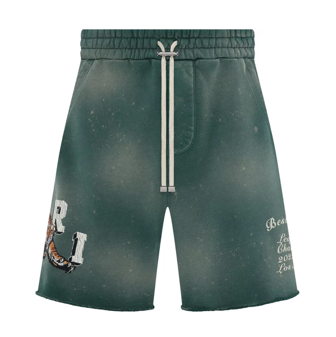 Amiri Vintage Tiger Sweatshorts Green