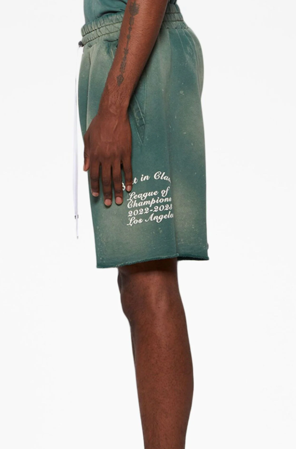Amiri Vintage Tiger Sweatshorts Green