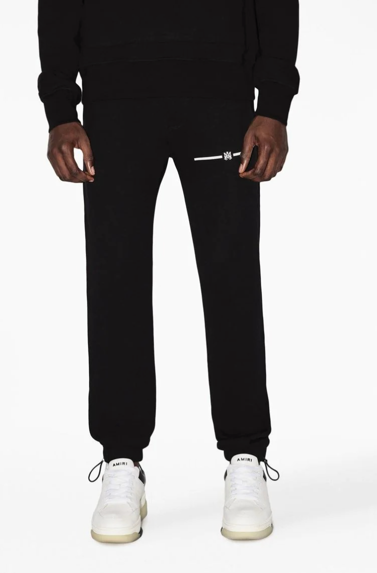 Amiri Micro MA Bar Sweatpants Black