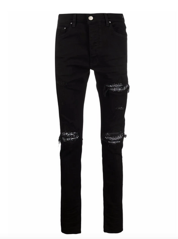 Amiri MX1 Bandana Black Jeans