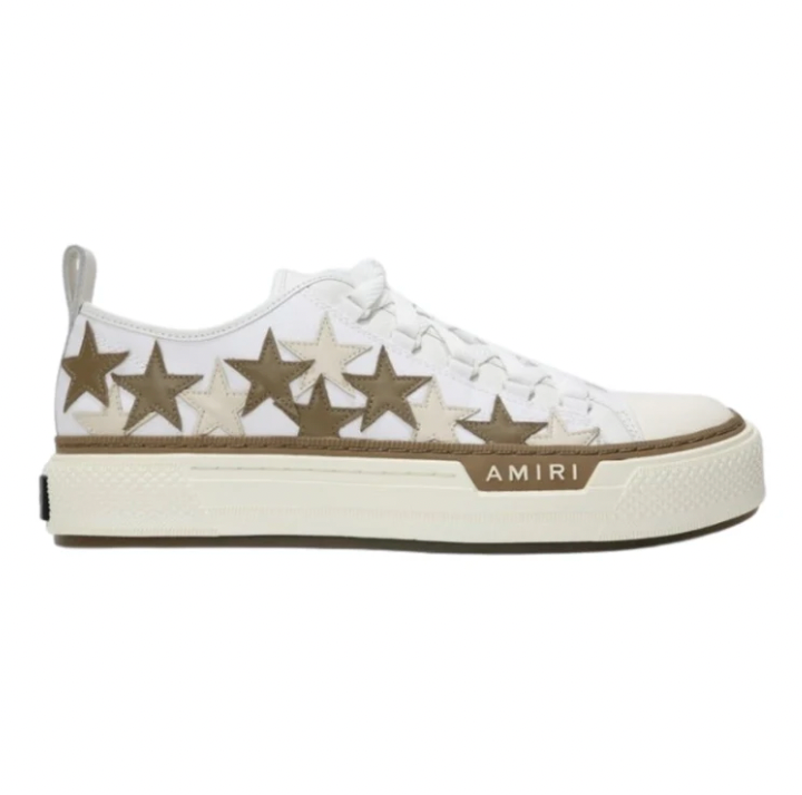 Amiri Stars Court Low White Sneaker