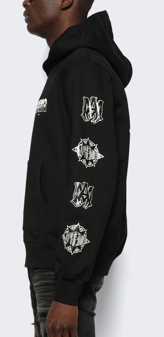 Amiri Premier Logo Hoodie Black