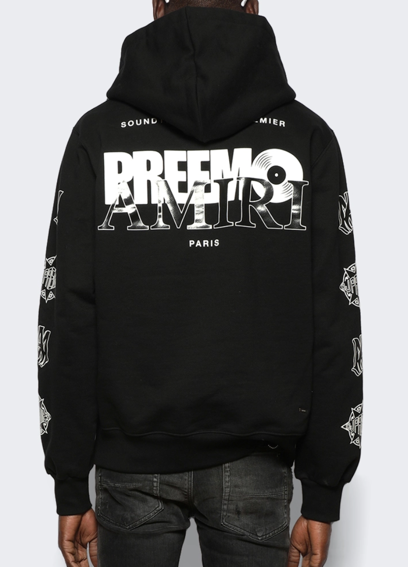 Amiri Premier Logo Hoodie Black