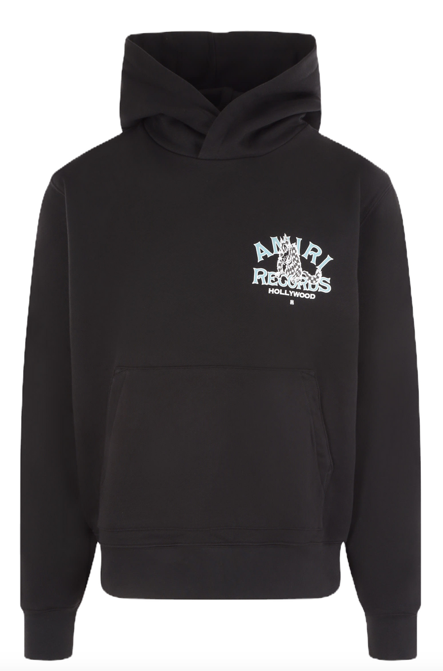 Amiri Records Wolf Hoodie Black