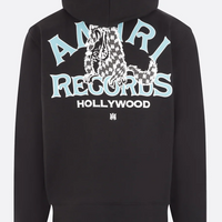 Amiri Records Wolf Hoodie Black