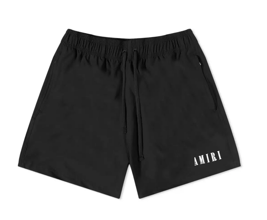 Amiri Core Logo Swim Trunk Black