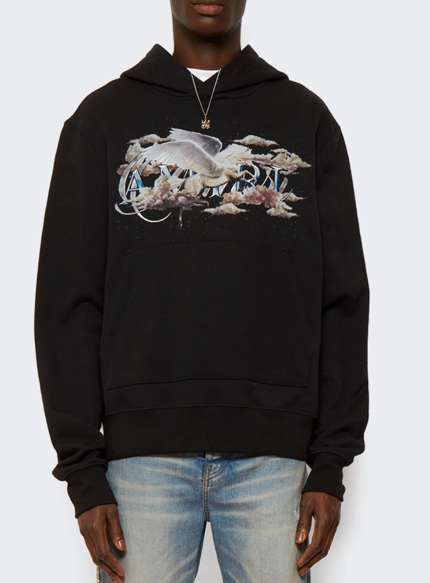 Amiri Pegasus Hoodie Black