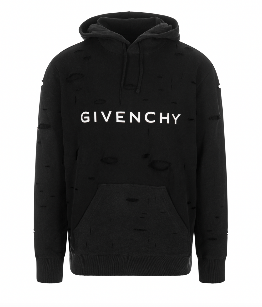 Givenchy Destroyed Logo Hoodie