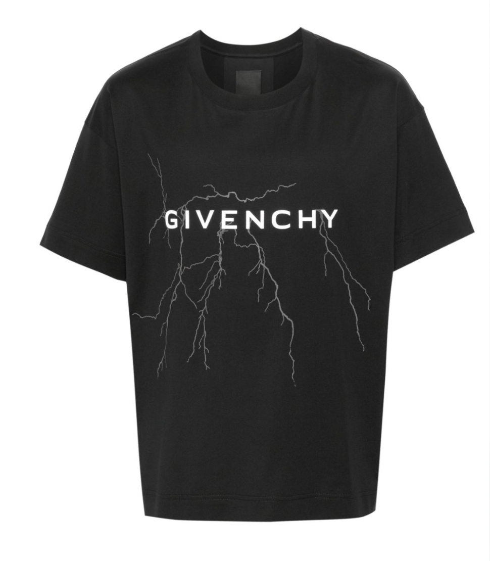 Givenchy Lightning Logo Printed T-Shirt