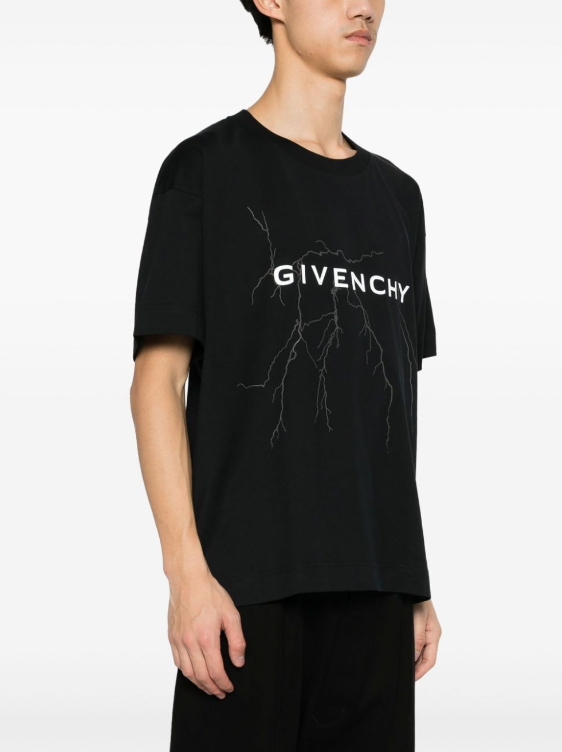 Givenchy Lightning Logo Printed T-Shirt