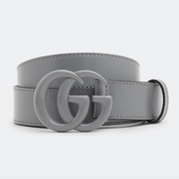 Gucci GG Marmont Belt Grey