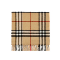 Burberry Wide Check Cashmere Scarf