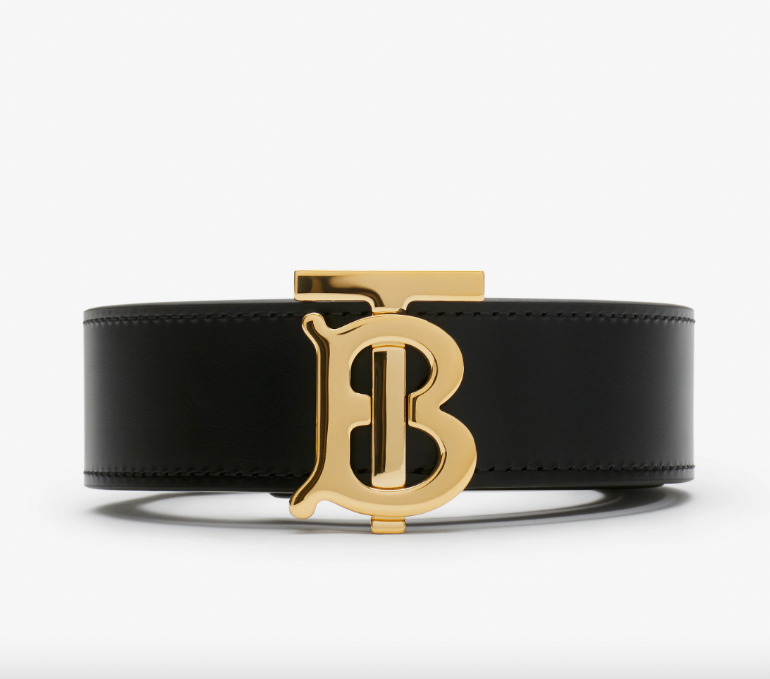 Burberry Leather Reversible TB Belt