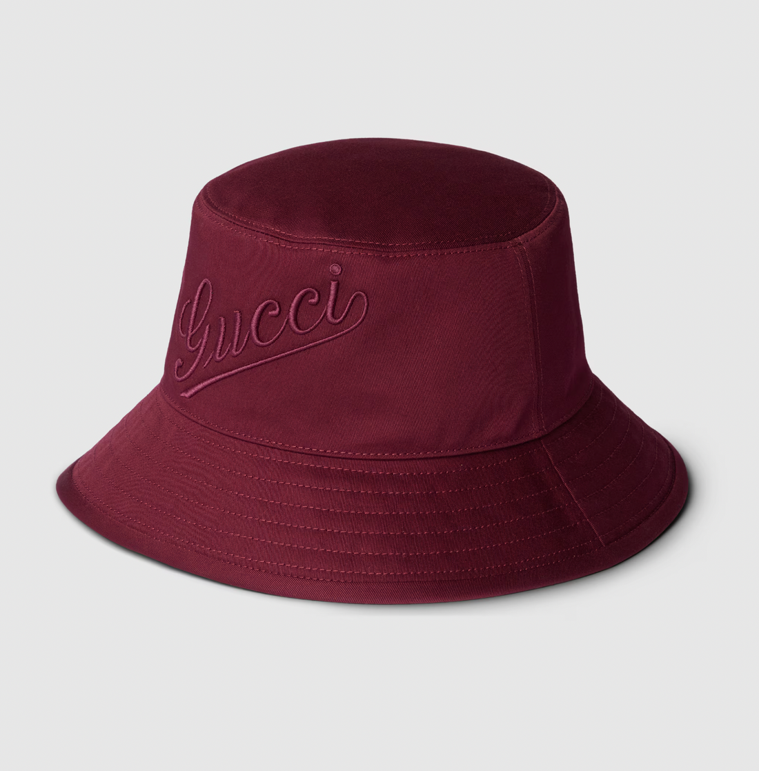 Gucci Logo Embroidery Bucket Hat
