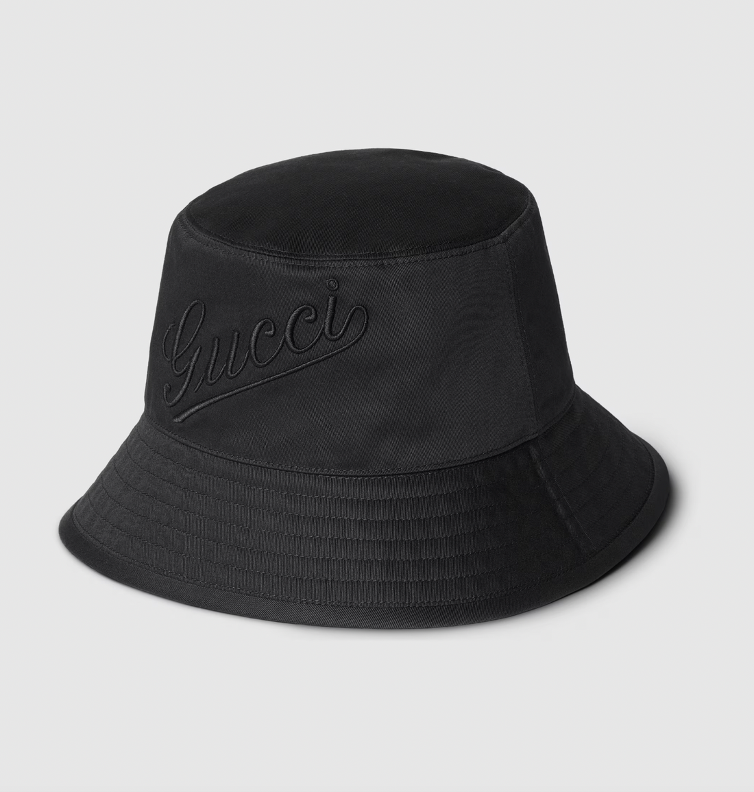 Gucci Logo Embroidery Bucket Hat